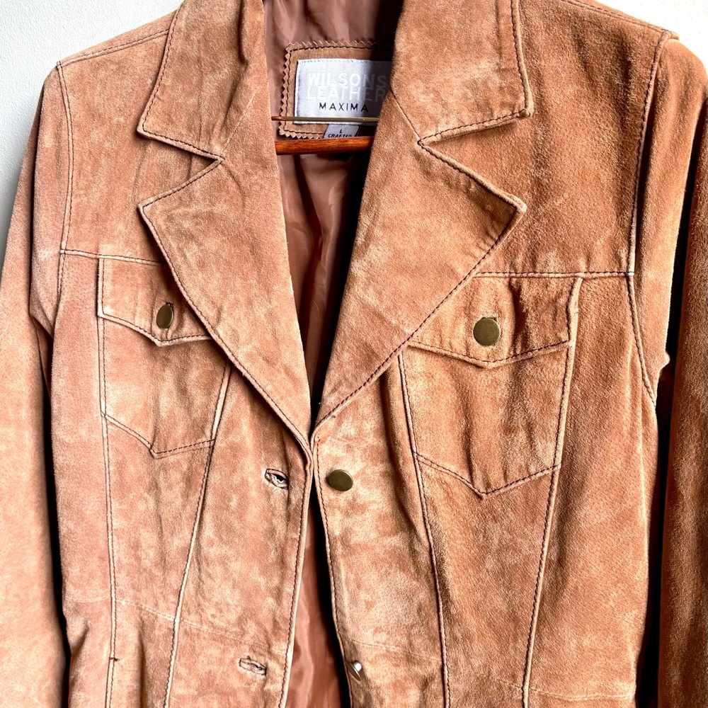 Vintage wilsons suede jacket large - Picture 3 of 5